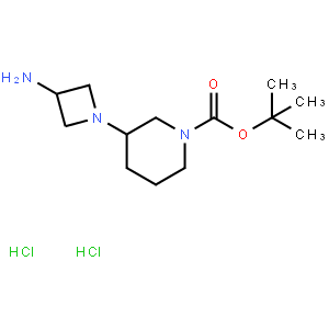 tert-Butyl 3-(3-aminoazetidin-1-yl)piperidine-1-carboxylate dihydrochloride