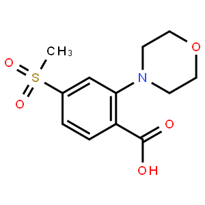 4-(Methylsulfonyl)-2-morpholinobenzoic acid