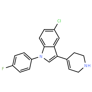 5-Chloro-1-(4-fluorophenyl)-3-(1,2,3,6-tetrahydropyridin-4-yl)-1H-indole