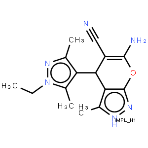 6-Amino-4-(1-ethyl-3,5-dimethyl-1h-pyrazol-4-yl)-3-methyl-1,4-dihydropyrano[2,3-c]pyrazole-5-carboni