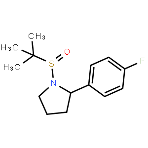 (S)-1-((S)-tert-Butylsulfinyl)-2-(4-fluorophenyl)pyrrolidine