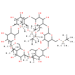 Hexakis-6-(dimethyl-tert-butylsilyl)-alpha-cyclodextrin