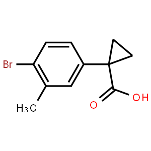 1-(4-Bromo-3-methylphenyl)cyclopropane-1-carboxylic acid