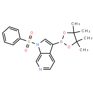 1-(Phenylsulfonyl)-3-(4,4,5,5-tetramethyl-1,3,2-dioxaborolan-2-yl)-1H-pyrrolo[2,3-c]pyridine