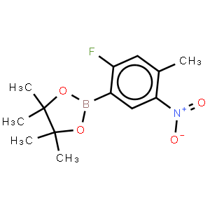 2-Fluoro-4-methyl-5-nitrophenylboronic acid, pinacol ester