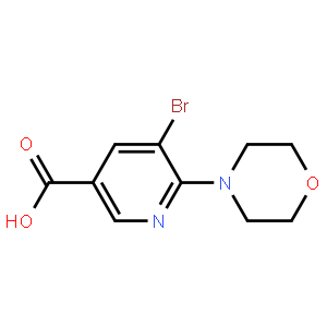 5-Bromo-6-morpholinonicotinic acid