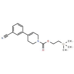 2-(Trimethylsilyl)ethyl 4-(3-cyanophenyl)-5,6-dihydropyridine-1(2H)-carboxylate