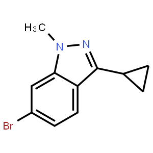 6-Bromo-3-cyclopropyl-1-methylindazole