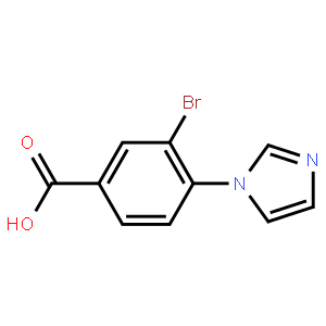 3-溴-4-(1-咪唑基)苯甲酸