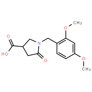 1-(2,4-Dimethoxybenzyl)-5-oxopyrrolidine-3-carboxylic acid
