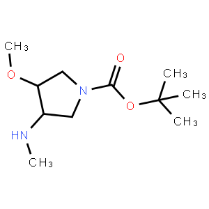 (3S,4S)-tert-Butyl 3-methoxy-4-(methylamino)pyrrolidine-1-carboxylate