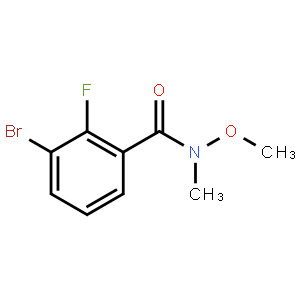 3-bromo-2-fluoro-N-methoxy-N-methylbenzamide