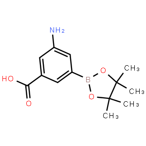 3-amino-5-(tetramethyl-1,3,2-dioxaborolan-2-yl)benzoic acid