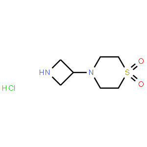 4-(Azetidin-3-yl)thiomorpholine 1,1-dioxide hydrochloride