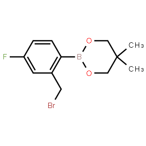 2-Bromomethyl-4-fluorobenzeneboronic acid neopentyl glycol ester