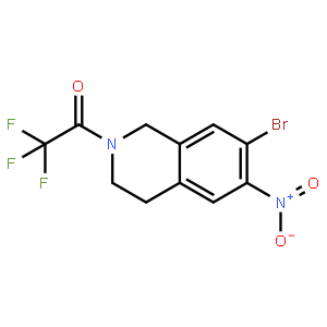 1-(7-Bromo-6-nitro-3,4-dihydroisoquinolin-2(1h)-yl)-2,2,2-trifluoroethanone