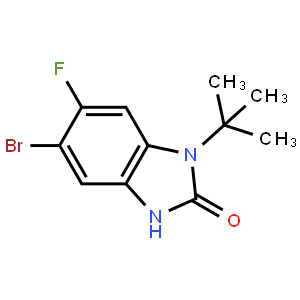 5-Bromo-1-tert-butyl-6-fluoro-3H-1,3-benzodiazol-2-one
