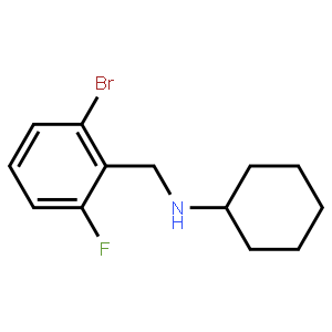 N-[(2-Bromo-6-fluorophenyl)methyl]cyclohexanamine