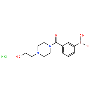 3-[4-(2-Hydroxyethyl)-1-piperazinylcarbonyl]benzeneboronic acid hydrochloride