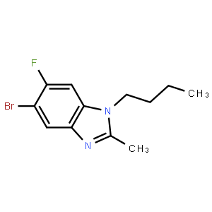 5-Bromo-1-butyl-6-fluoro-2-methyl-1,3-benzodiazole
