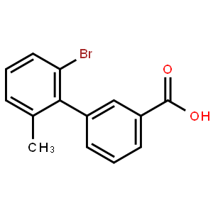 2'-Bromo-6'-methylbiphenyl-3-carboxylic acid
