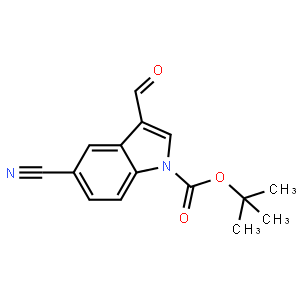 tert-Butyl 5-cyano-3-formyl-1H-indole-1-carboxylate