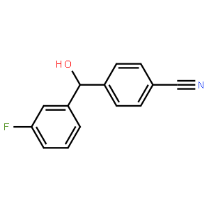 4-[(3-Fluorophenyl)(hydroxy)methyl]benzonitrile
