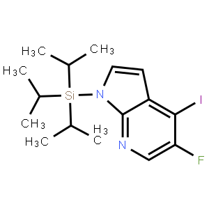 5-Fluoro-4-iodo-1-(triisopropylsilyl)-1h-pyrrolo[2,3-b]pyridine