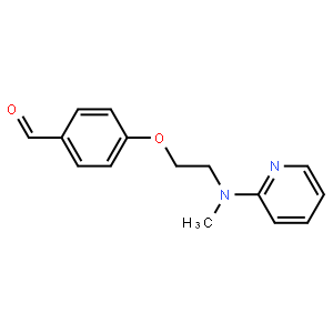 4-(2-(Methyl(pyridin-2-yl)amino)ethoxy)benzaldehyde