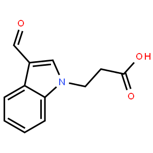 3-(3-Formyl-1H-indol-1-yl)propanoic acid