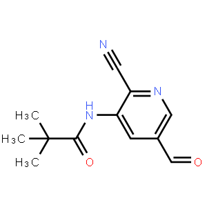 N-(2-Cyano-5-formylpyridin-3-yl)pivalamide