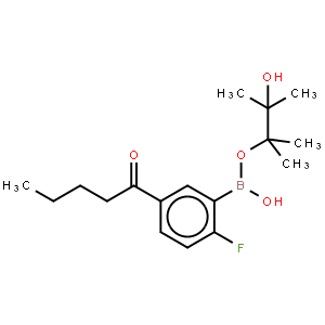 2-Fluoro-5-pentanoylphenylboronic acid, pinacol ester