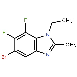 5-Bromo-1-ethyl-6,7-difluoro-2-methyl-1,3-benzodiazole