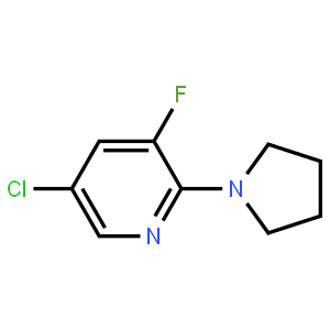 5-Chloro-3-fluoro-2-(pyrrolidin-1-yl)pyridine