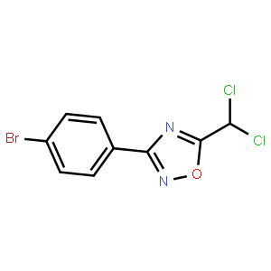 3-(4-Bromophenyl)-5-(dichloromethyl)-1,2,4-oxadiazole