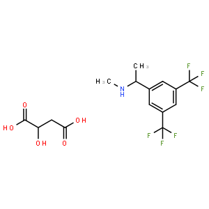N-甲基-R-α-甲基-[3,5-二(三氟甲基)]苄胺？L-苹果酸盐