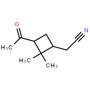 (1S,3S)-3-Acetyl-2,2-dimethylcyclobutaneacetonitrile
