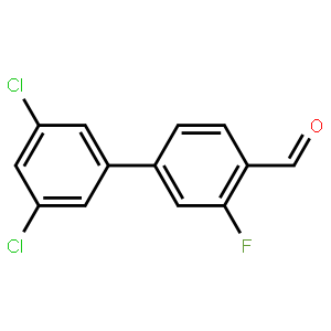 4-(3,5-Dichlorophenyl)-2-fluorobenzaldehyde