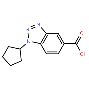 1-Cyclopentyl-1,2,3-benzotriazole-5-carboxylic acid