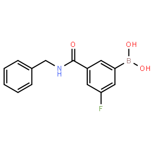 3-Benzylcarbamoyl-5-fluorobenzeneboronic acid