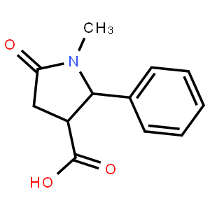 1-甲基-5-氧代-2-苯基吡咯烷-3-羧酸