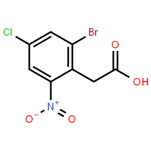 (2-Bromo-4-chloro-6-nitrophenyl)acetic acid