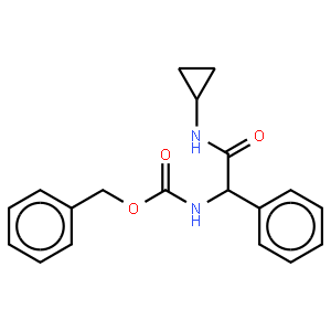 N-Cbz-N'-cyclypropyl-DL-phenylglycinamide
