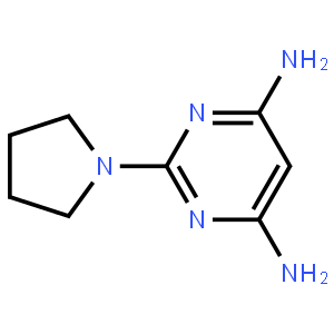 2-(Pyrrolidin-1-yl)pyrimidine-4,6-diamine