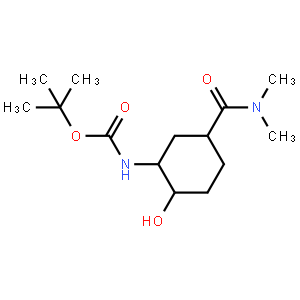 tert-Butyl ((1R,2R,5S)-5-(dimethylcarbamoyl)-2-hydroxycyclohexyl)carbamate