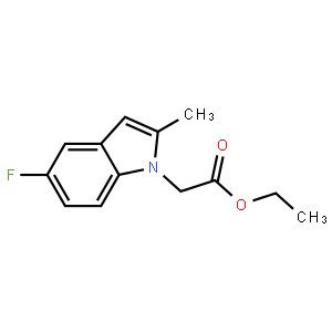 Ethyl 2-(5-fluoro-2-methyl-1H-indol-1-yl)acetate