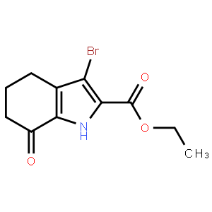 Ethyl 3-bromo-7-oxo-4,5,6,7-tetrahydro-1H-indole-2-carboxylate