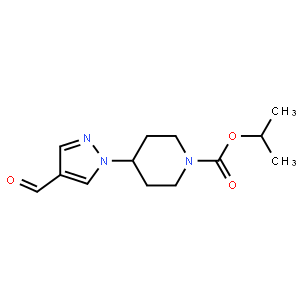 Isopropyl 4-(4-formylpyrazol-1-yl)piperidine-1-carboxylate