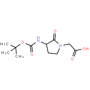 2-(3-(叔丁氧羰基氨基)-2-氧杂吡咯烷-1-基)乙酸