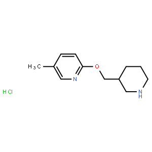 5-Methyl-2-(piperidin-3-ylmethoxy)pyridine hydrochloride